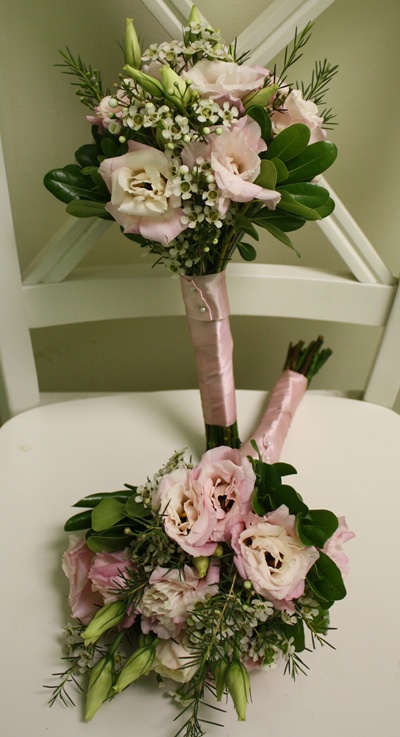 Blush and White Bridesmaid Bouquet